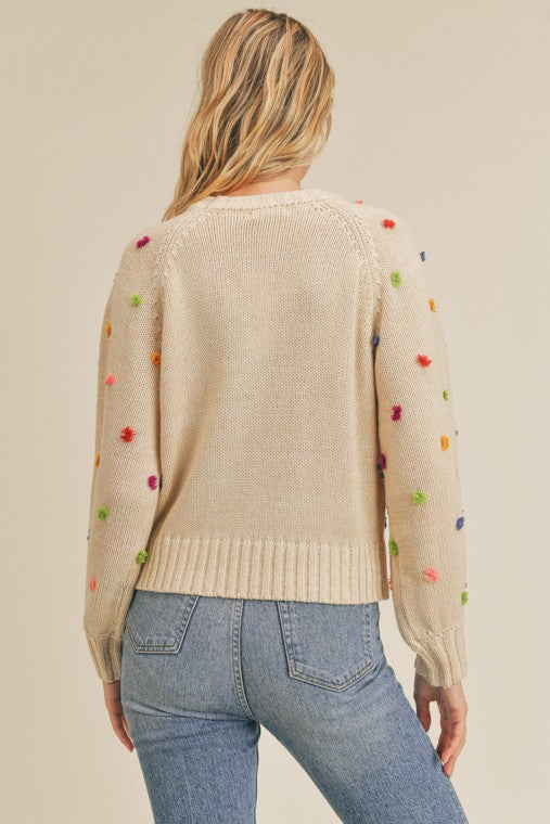 Long Sleeve Multi Yarn Detailed Sweater Sweater