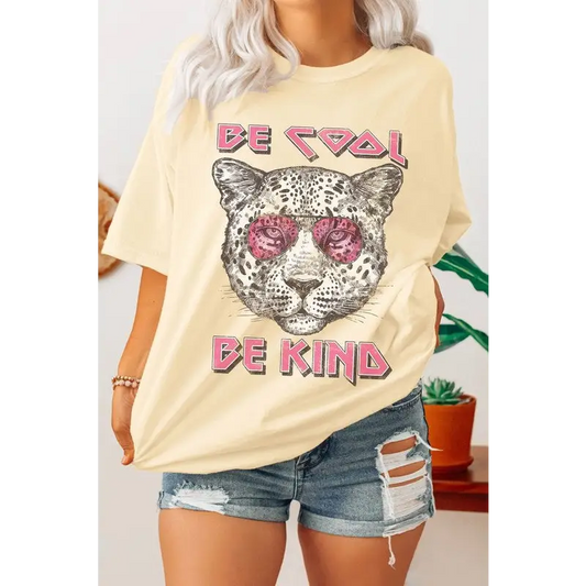 Be Cool Be Kind Oversized Graphic Tee Graphic Tee