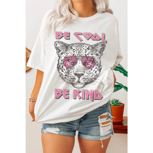 Be Cool Be Kind Oversized Graphic Tee Graphic Tee
