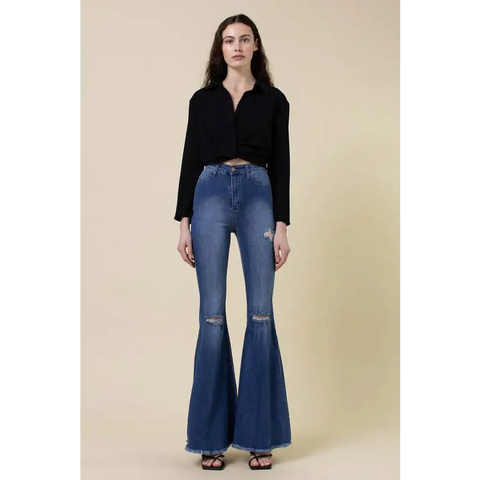 High Rise Flare Jeans Jeans