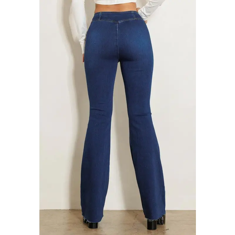 High Waisted Flare Jeans Jeans
