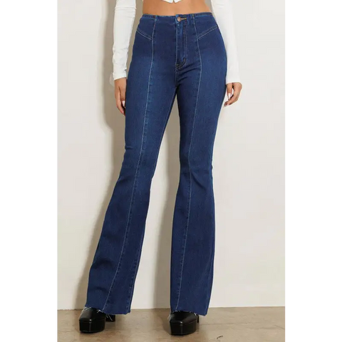 High Waisted Flare Jeans Jeans