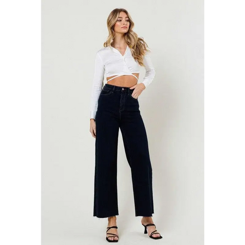 HIGH WAISTED WIDE LEG JEANS Jeans