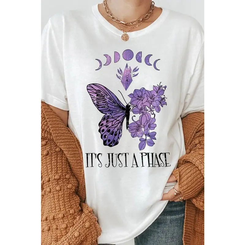 Its Just a Phase Graphic Tee Graphic Tee