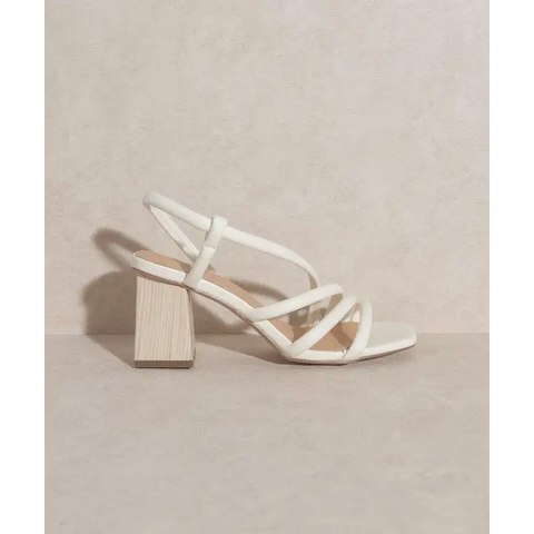 OASIS SOCIETY Ashley Wooden Heel Sandal Sandals