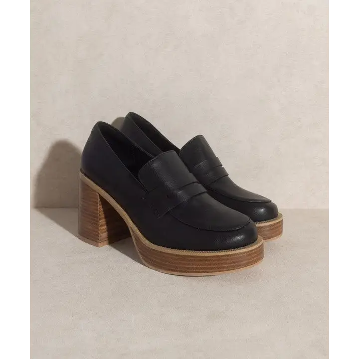 OASIS SOCIETY Hannah Platform Penny Loafers loafers