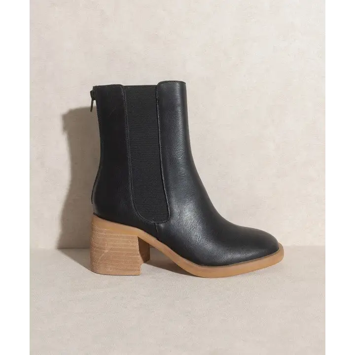 OASIS SOCIETY Olivia Chelsea Heel Boots BLACK Boots