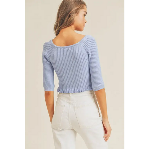 Rib Knit Top Top