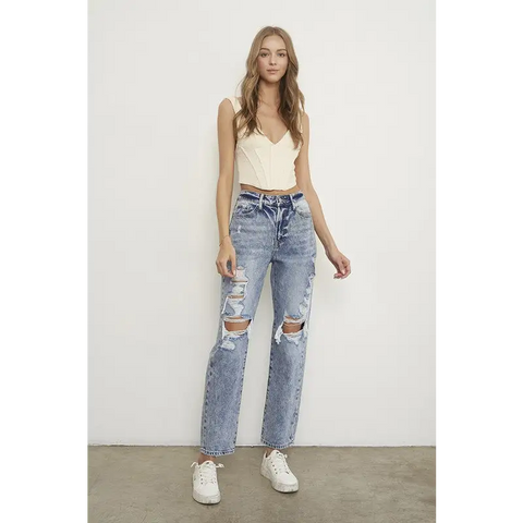 Slim Boyfriend Jeans LIGHT Jeans