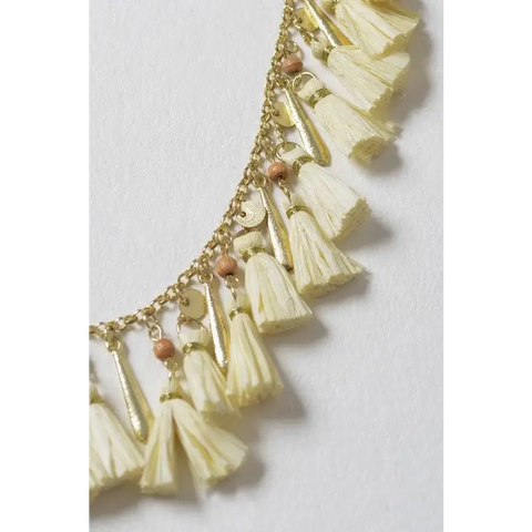 Solid Tassel Chain Fashion Necklace Necklace