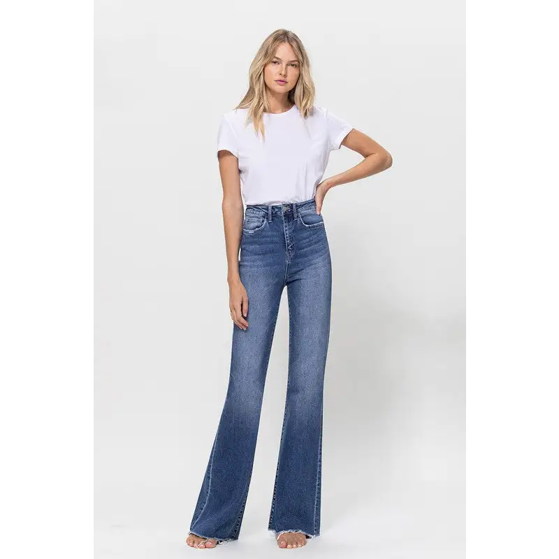 Super High Rise Relaxed Flare Jeans Jeans