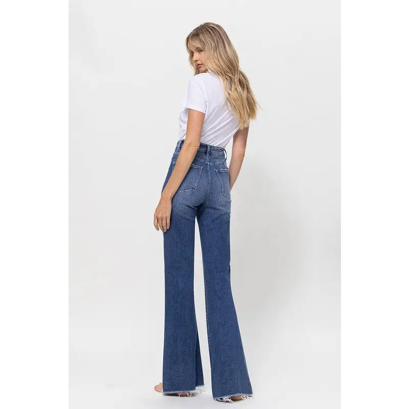 Super High Rise Relaxed Flare Jeans Jeans