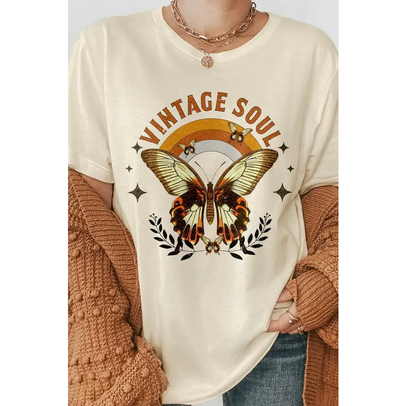 Vintage Soul Graphic Tee Natural Graphic Tee